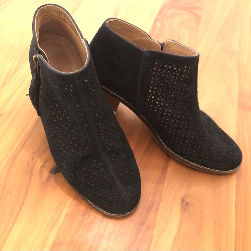 Vionic Daytona Leather Bootie Shoe Size 8, EU 39